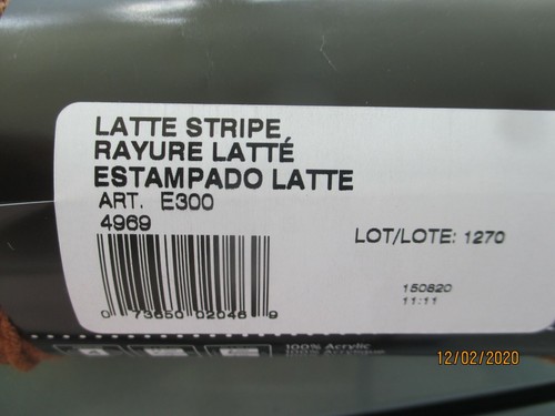 Red Heart Super Saver Variegate LATTE STREIFEN 5 Unzen 100 % Acryl Kammgarn Wt #4 - Bild 4 von 5