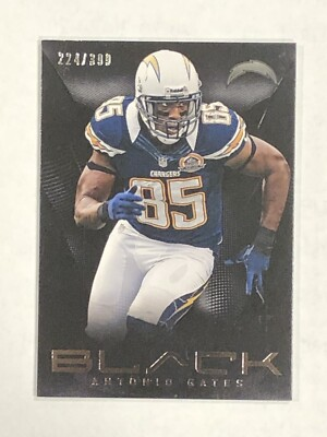 #ad 2013 Panini Black Antonio Gates Card #73 NM MT 224 399 San Diego Chargers $3.98