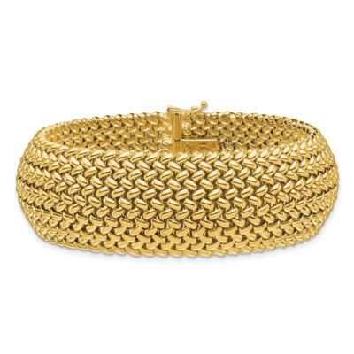 YOSTER Chain Bracelet ゴールド 14k Yellow Gold Contemporary Chain Bracelet. SKU: TB4933