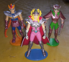 Cavalieri Zodiaco SET 3 mini Figures Saint Seiya   9cm Phoenix Lizard Andromeda