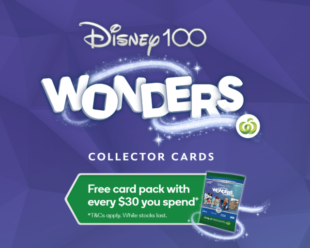 Woolworths Wonders Disney 100 Collector Trading Cards Choose The Ones You Need