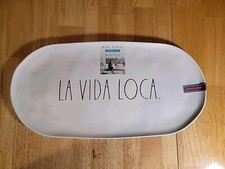 Rae Dunn La Vida Loca Serving Platter 100% Me...