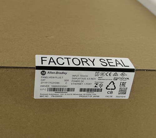 New AB Allen Bradley 2711P-T7C21D8S HMI Panelview Plus 7 Terminal