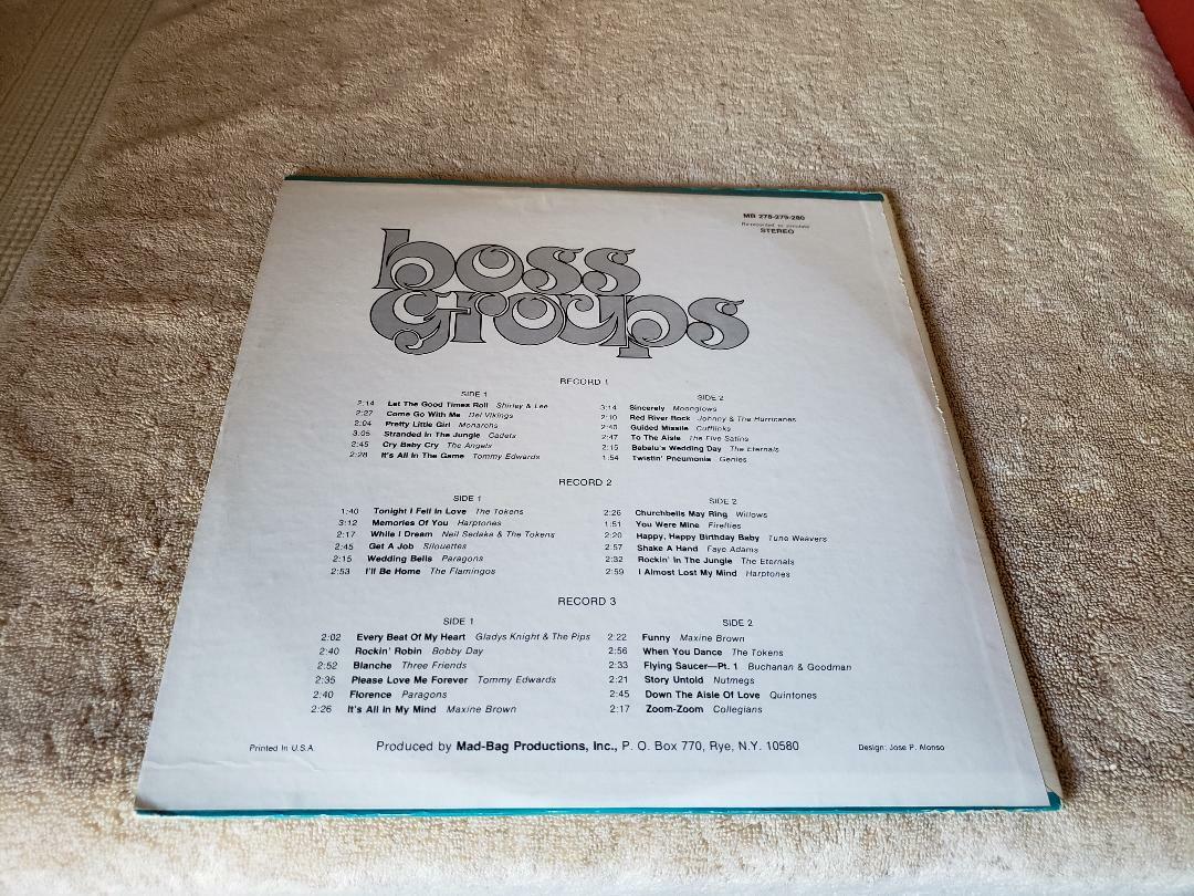 BOSS GROUPS ~ MAD BAG PRODUCTIONS ~ 3 LP ~ EX