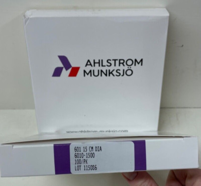 Lot of 22 boxes! 610-1500 Qualitative Filter Paper Grade 610 Ahlstrom Box of 100