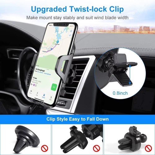 Long Clip-type Car Phone Holder Stuck in the Dashboard Compatible with all Phone - Picture 2 of 6