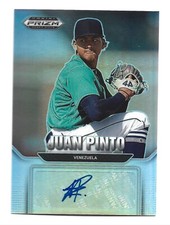 Juan Pinto AUTOGRAPH RC Seattle Mariners 2022 Panini Prizm AUTO Baseball Card