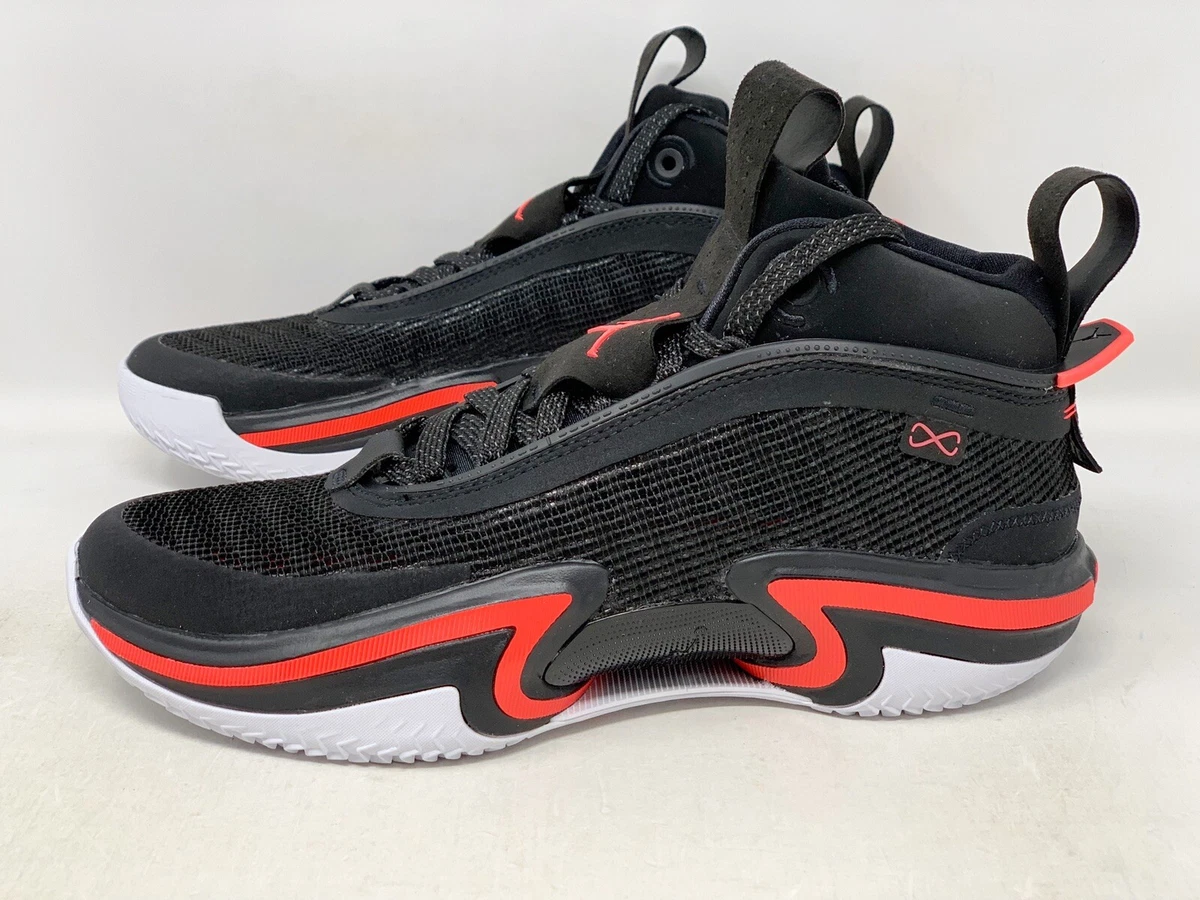 Air Jordan XXXVI 36 Infrared Bred Black Sneaker, Size 6.5Y / 8W BNIB  DA9054-001 | eBay