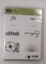 STAMPIN' UP SALE-A-BRATION AMAZING YOU STAMP SET THINLIT DIES 147215