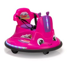 TOBBI 12v Toddlers Bumper Car Electric Ride On Toy 360 Degree Spin with Remote
