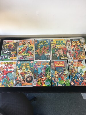Lot of 10 - NEW GODS Titles Including 3, 5, 7, 8, 9, 10, 11 Original Run 1971