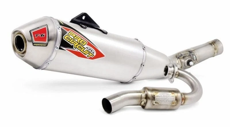Pro Circuit T 6 Stainless Exhaust System Kawasaki KX250F FITS 2021 TO 2024