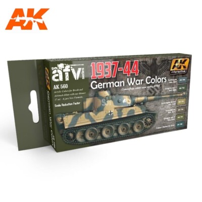AK Interactive AFV Acryl Lacksets Modellfahrzeuge Tarnung Farbschema
