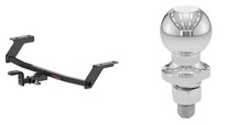 CURT Trailer Hitch Tow Cargo Kit 1-1/4in Receiver, 2in Ball Mount 116333 40164