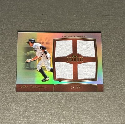 Alex Rodriguez 2011 Topps Tribute Quad Relics Jersey /99 #TQR-AR Yankees Patch