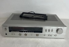 Technics SA-206 FM/AM Stereo Receiver Quartz Digital Synthesizer Silver  TESTED