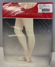 Theatrical Classwear Microfiber Convertible Tights Child Small T5500 Ballet Pink
