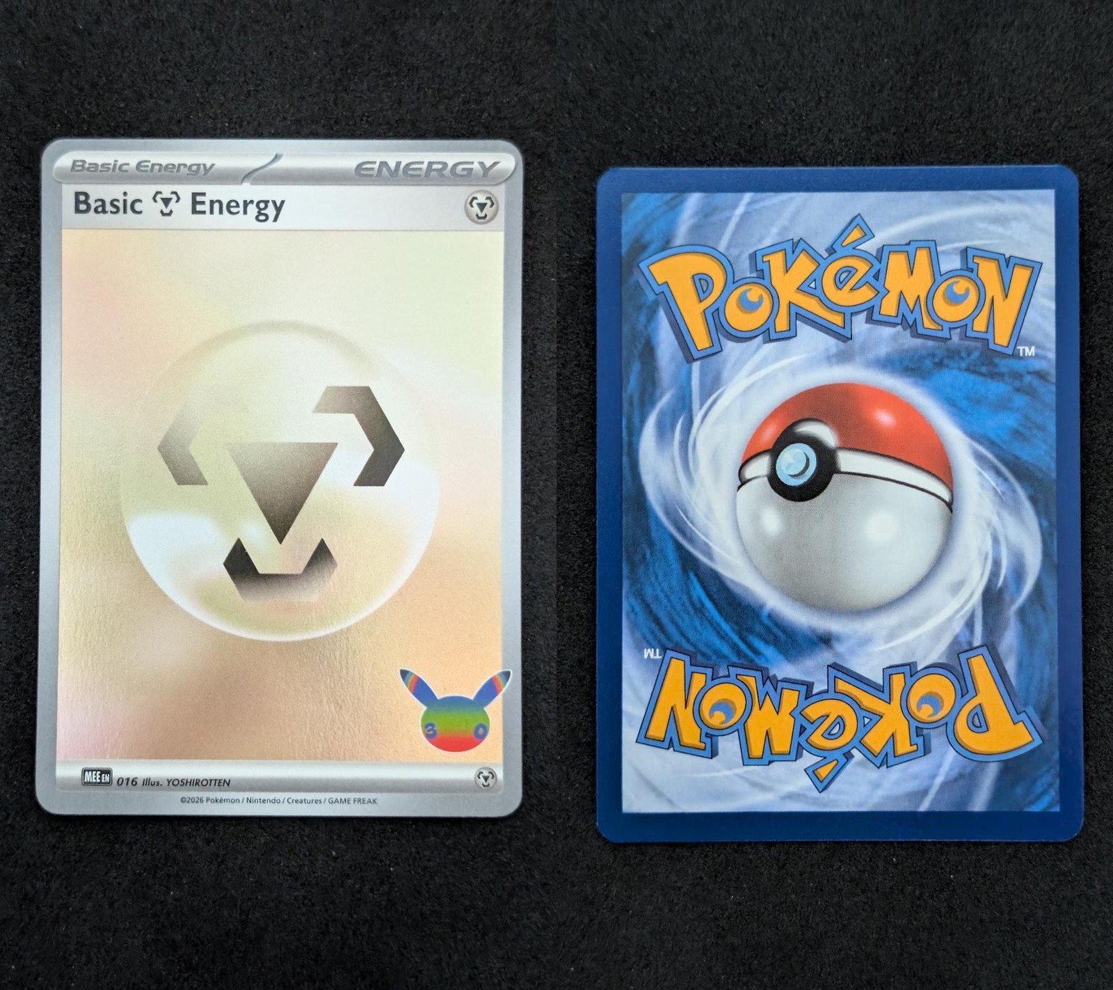Basic Metal Energy (30th Celebration) 016 Holo Mega Evolution Energies Pokemon