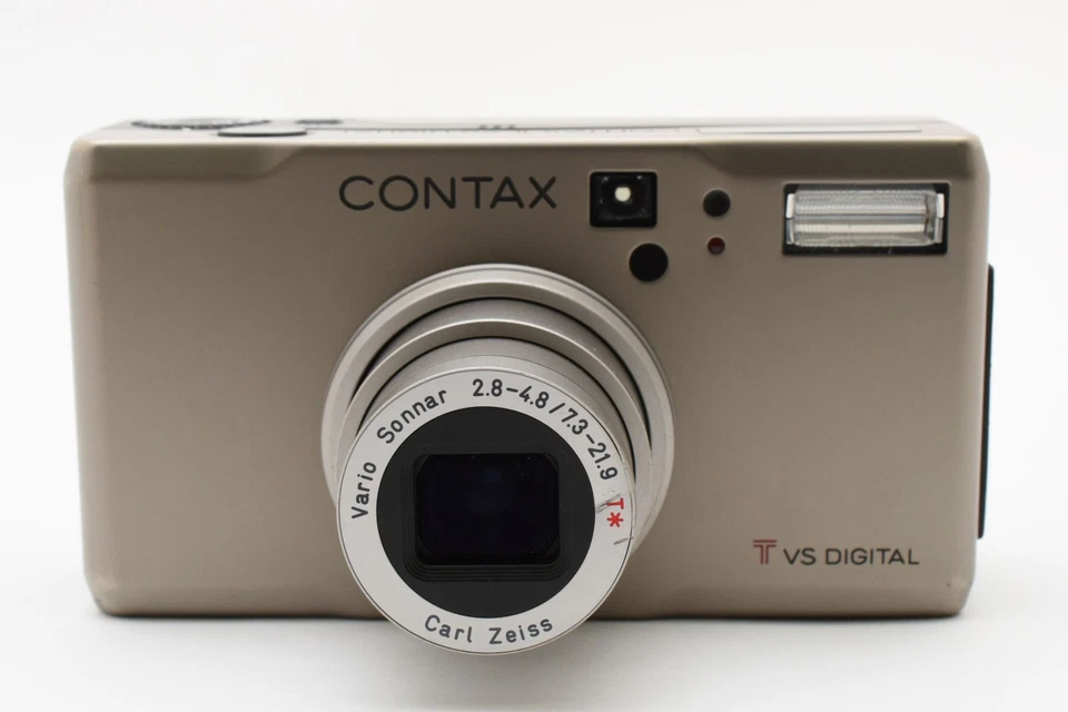 [Near MINT+++] Contax TVS 5.0MP Digital Camera Titanium Silver From JAPAN - Image 3 of 4