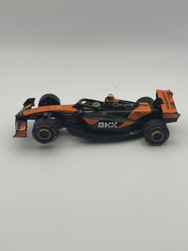 Carrera GO McLaren Formula 1 F1 Racing Car Model Orange Black OKX Chrome Livery
