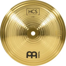 Meinl 8" Bell - HCS Traditional Finish Brass for Drum Set, Made In Germany, 2-YE