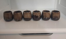Set of Glaze Dipped Sake/ Tea Cups Made In Japan
