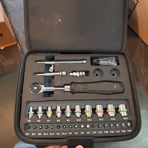 Vessel 400ER21MU e-ASSIST Mini Ratchet Wrench Set Used Incomplete