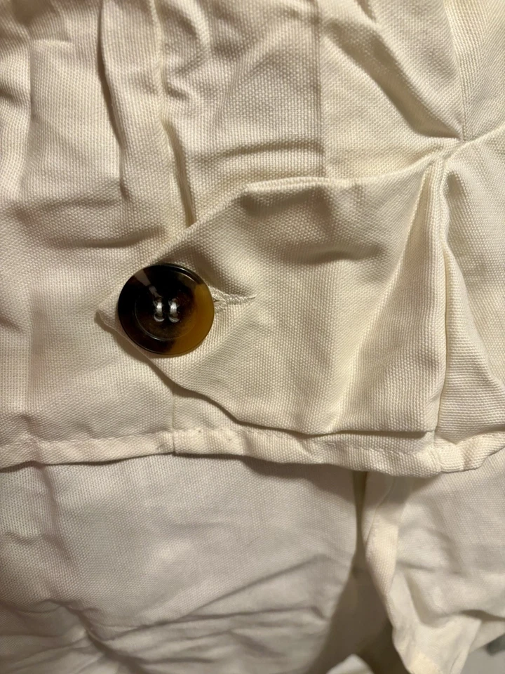 4 Pc.  Parson Chair Covers – Neutral Beige Cream Cotton - STILL IN PACKAGES - Image 4 of 4