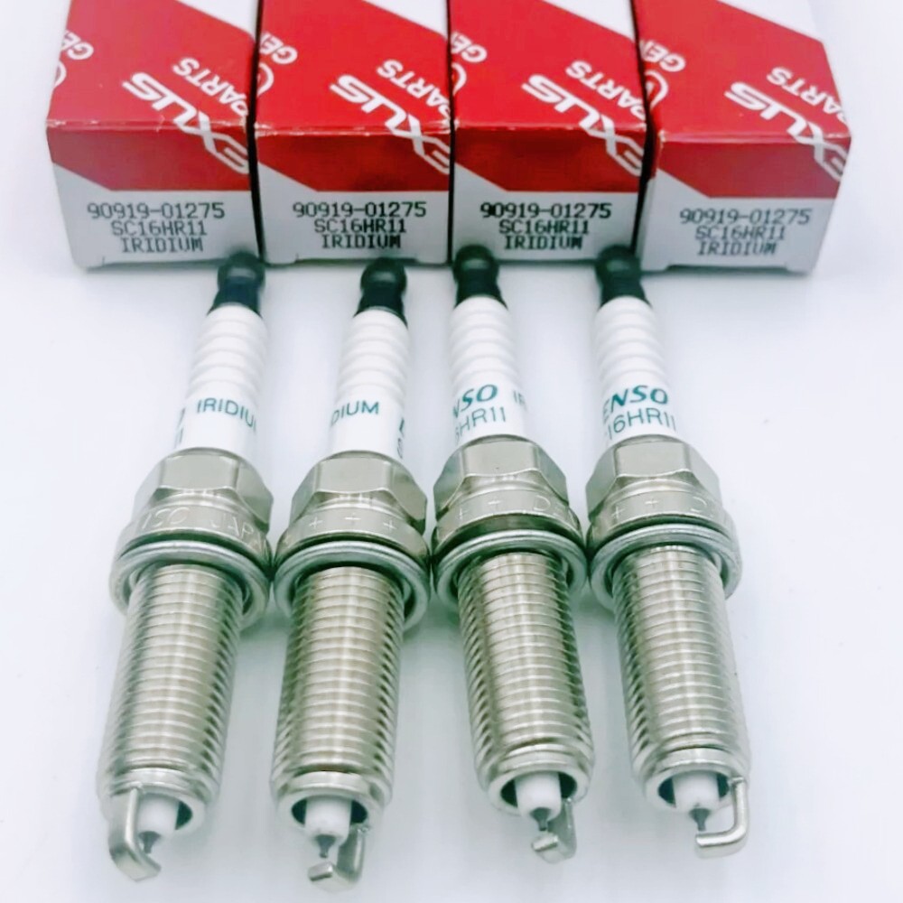 4Pcs Original Spark Plugs 90919-01275 SC16HR11 for Scion Corolla Prius Scion 