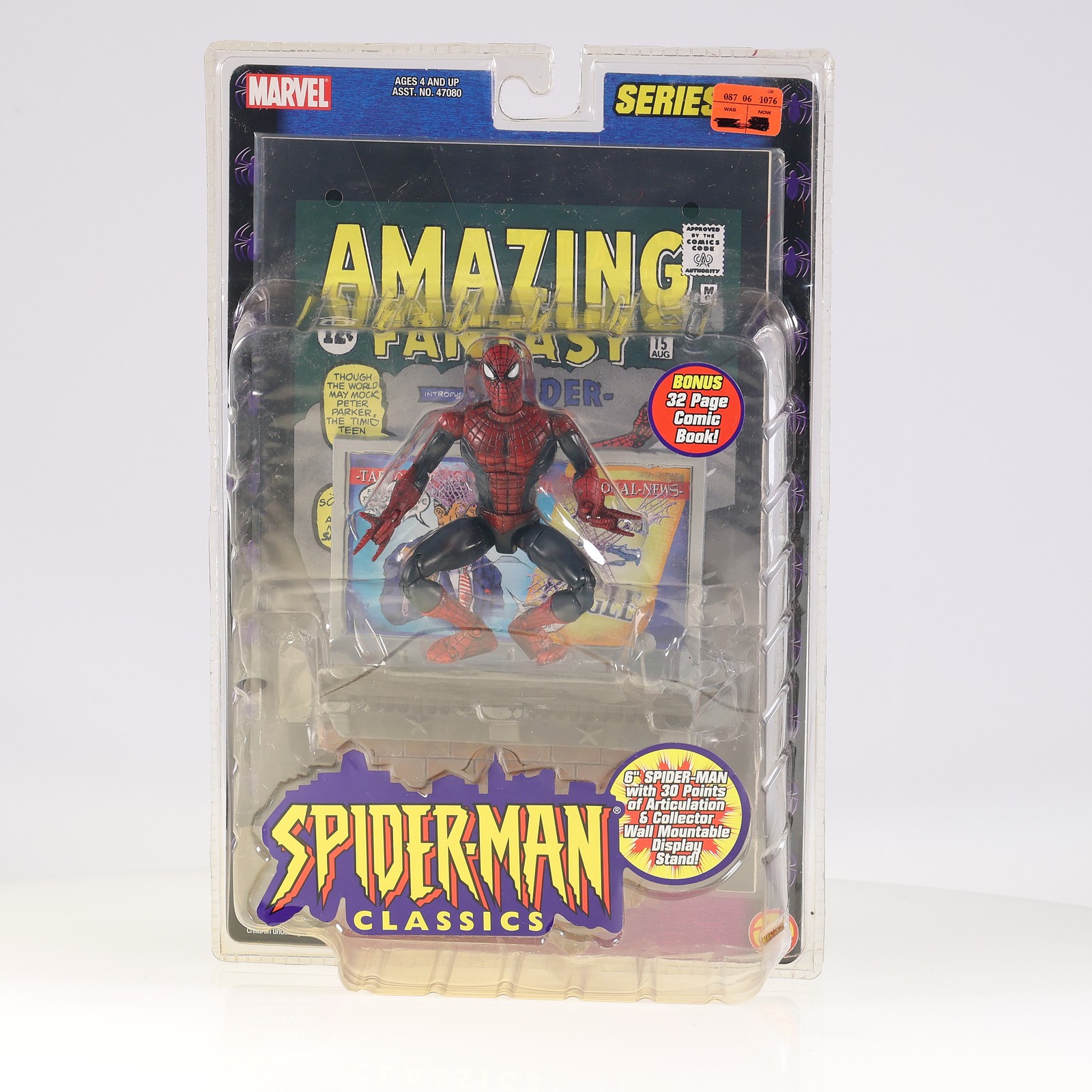 Toy Biz Classic Spider-Man figurine plastique vintage Marvel 16cm