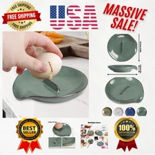Ceramic Egg Cracker Spoon Rest - Glossy Finish & Versatile Kitchen Essential