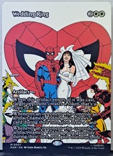 MTG "Spider-Man" - Wedding Ring #7 (Borderless Mythic Artifact)