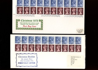 1978 7p & 9p Christmas booklets x 4 different.