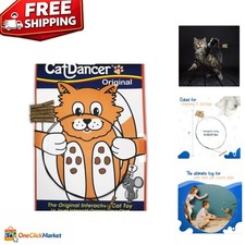 Cat Dancer Interactive Toy - Lightweight Cat Engager for Hours of Fun