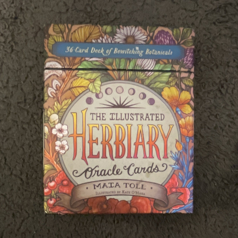 The Illustrated Herbiary Oracle Cards Maia Toll 36-Card Deck