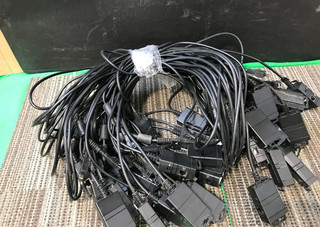 Lot Of 17) Genuine Verifone MSC445 010 00 A "Ice Cube" Ethernet Cable Assembly