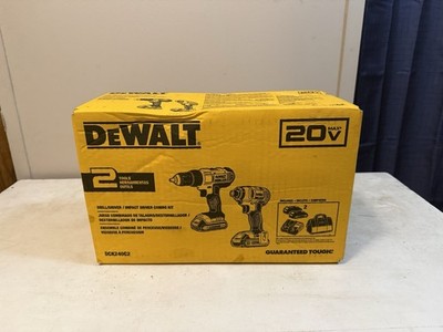 DEWALT DCK240C2 20V MAX Drill/Driver & Impact Driver 2-Tool Kit, 2 Li-Ion