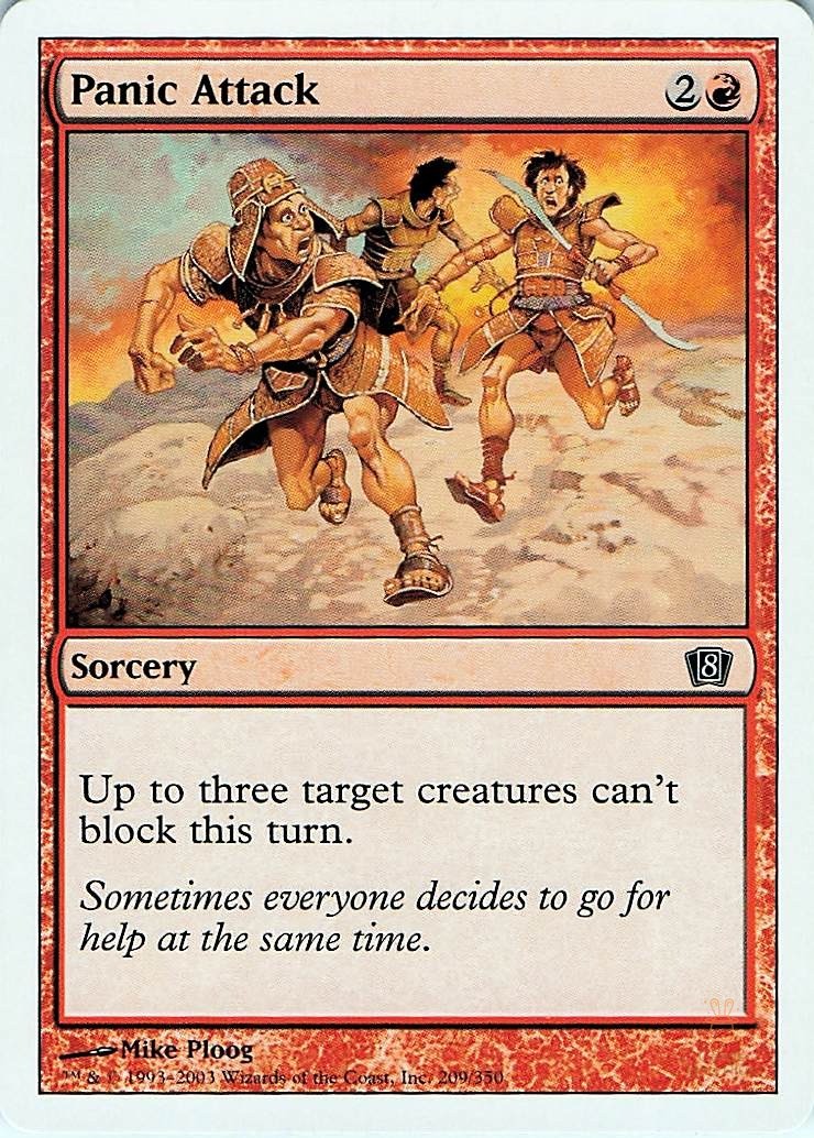 Panic Attack 209 8th Edition Magic: The Gathering NM