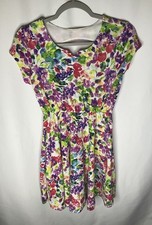 Bonnie Jean Dress Size 16 Colorful Flowers girls