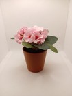 Artificial Flowers In Plastic Pot Fake Flowers Potted Plants Home Office Decor