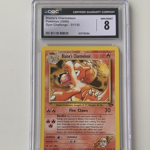 Blaine's Charmeleon (Unlimited) graded CGC 8 for sale on eBay