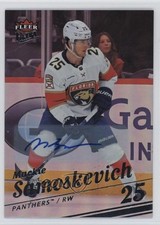 2025-26 Upper Deck Fleer Ultra Rainbow Foil Mackie Samoskevich #23 Auto 0he