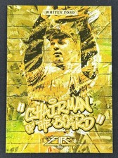 Whitey Ford 2017 Topps Fire Monikers Gold Minted #M29 - New York Yankees