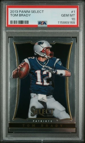 🔥 2013 PANINI SELECT TOM BRADY #1 GEM MINT PSA 10 🔥