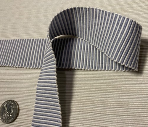 SCHUMACHER 75582 Knox Tape Sky 100% Cotton Border Tape Trim $132 Retail* BTY - Picture 3 of 22