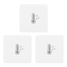 Zigbee Temperature and Humidity Sensor Lite 3 Pack Smart Thermometer Hygrometer