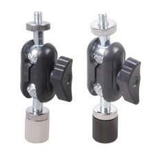 360Rotatable Mini Ball Head Adapter with 1/4" Screw for Photography Accessories