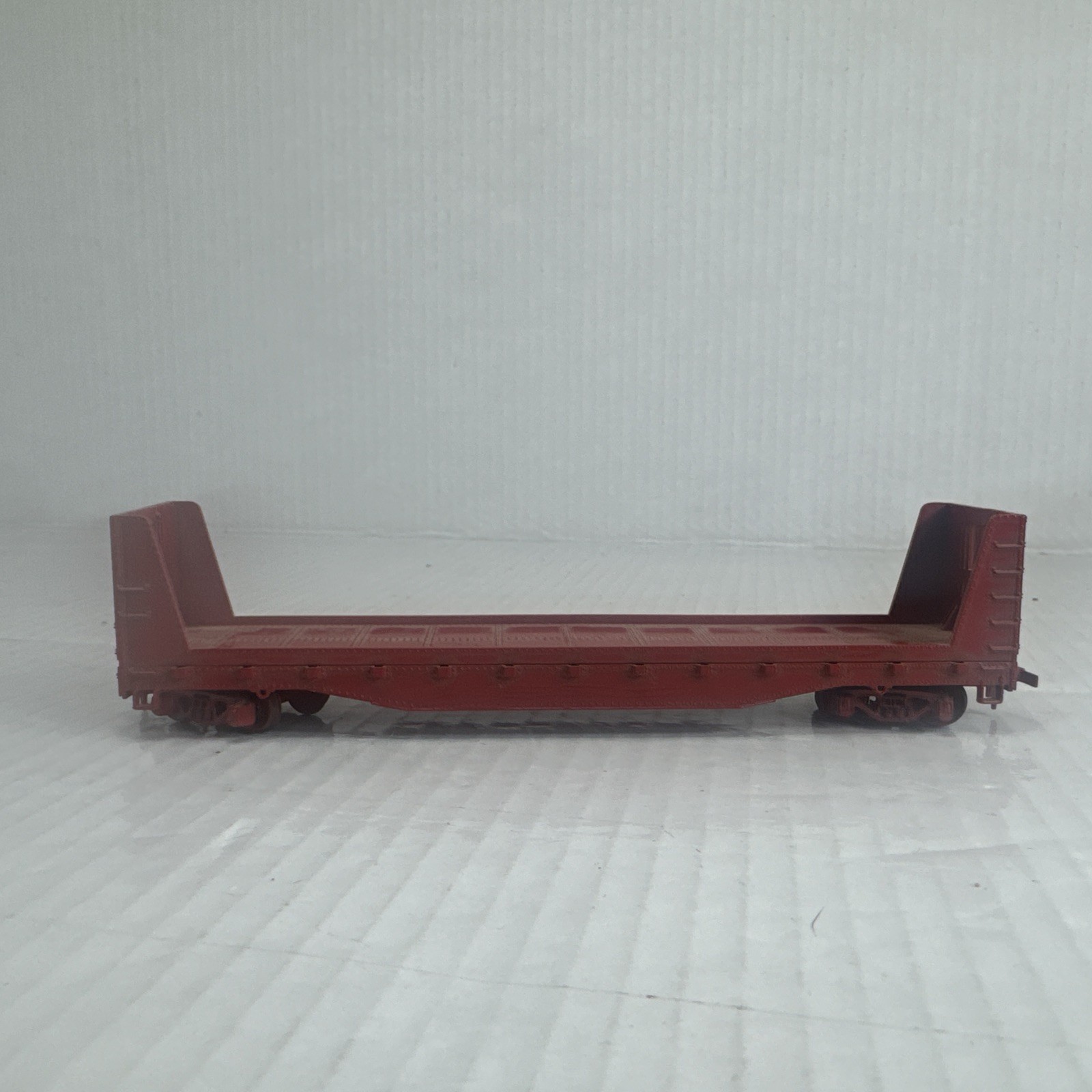 Mantua Ho Scale Bulkhead Freight Flat Car For Train Set Layout