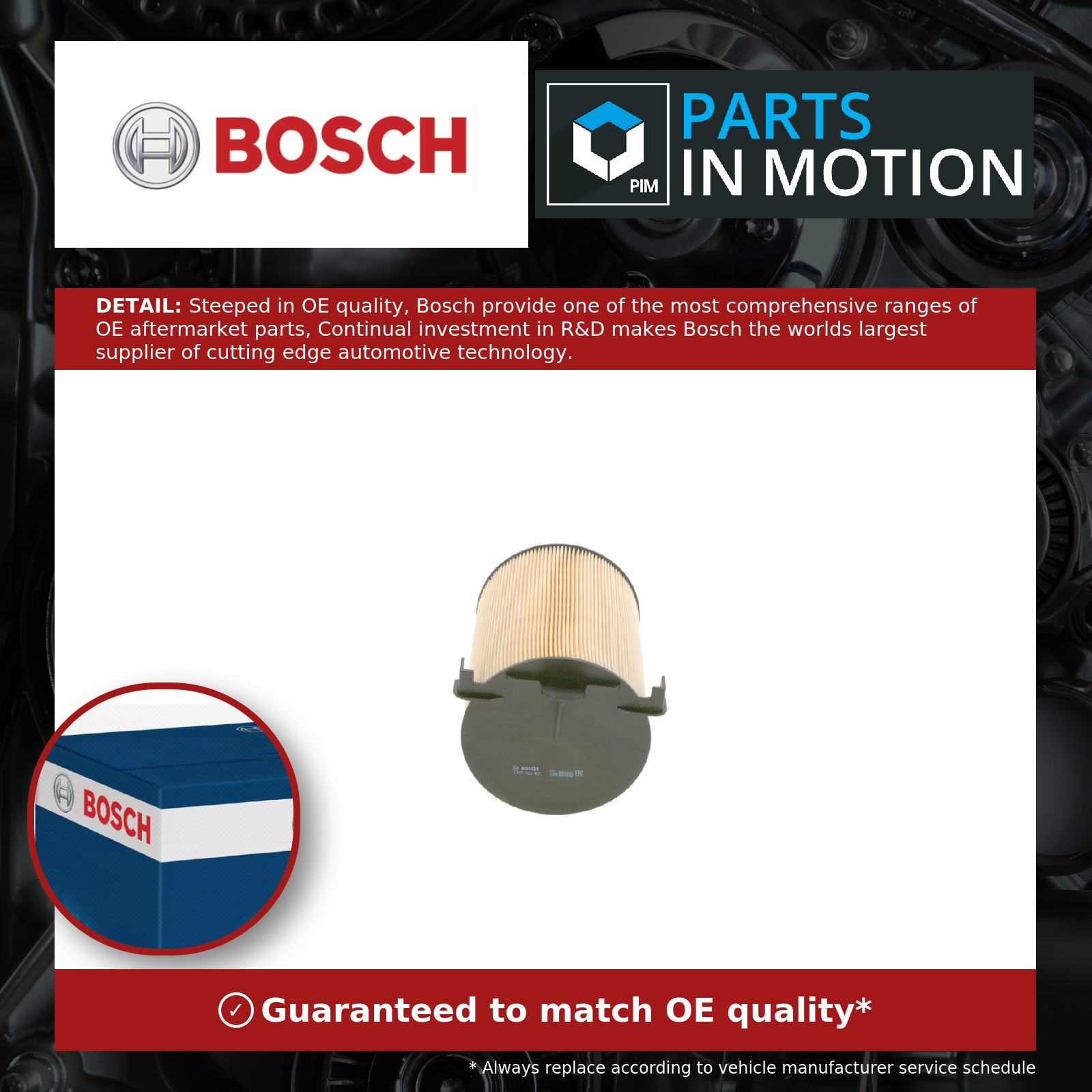 2x ✅Fits BOSCH 1 987 429 405 Air Filter ⭐UK Seller⭐ - Image 14