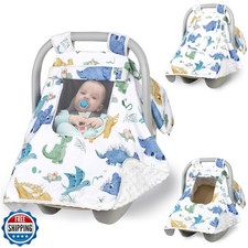 Baby Carseat Seat Cover Girls, Winter Carseat Canopy, Cozy and Wa